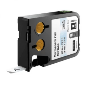 Image of Dymo 1868740 Black On Clear Label Tape 12mm x 9.1m