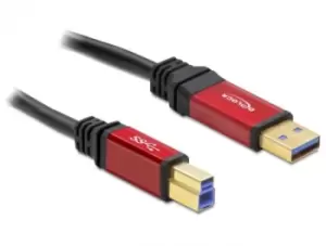 Image of DeLOCK 1.0m USB 3.0 A-B USB cable 1m USB 3.2 Gen 1 (3.1 Gen 1)...