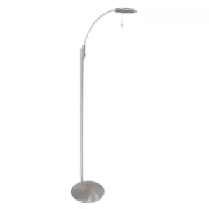 image of Zenith LED Reading Lamp Steel Brushed, Chrome Polished, Plastic Matt