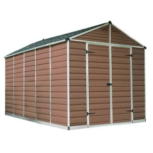 Image of Palram SkyLight Shed 8 x 12 - Amber
