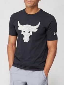 Image of Urban Armor Gear Project Rock Brahma T-Shirt, Black Size M Men