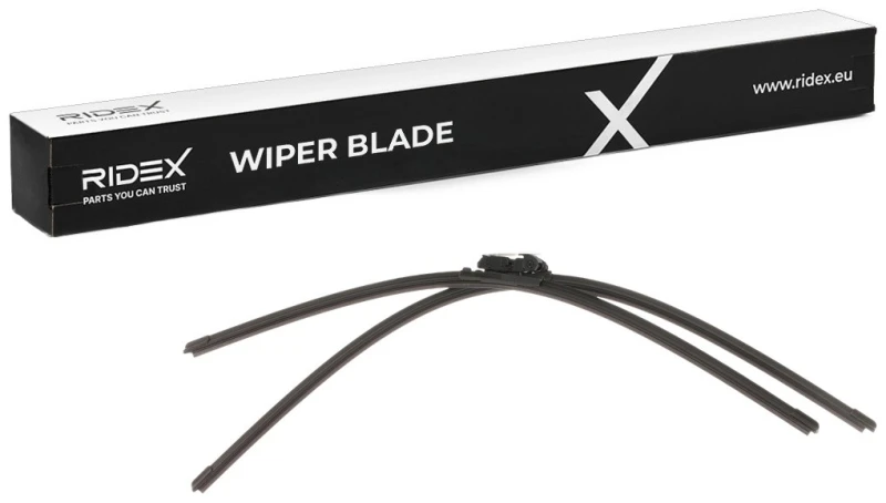 Image of RIDEX 298W17080 Wiper blade 700mm, Front and Rear, Standard Wiper Blade (298)