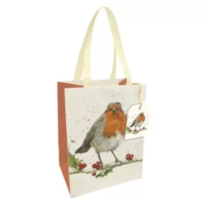 image of Bree Merryn Xmas Robin Gift Bag Medium