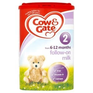 image of Cow and Gate 2 Follow On Milk Powder 900g