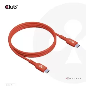 image of CLUB3D USB2 Type-C Bi-Directional USB-IF Certified Cable Data...