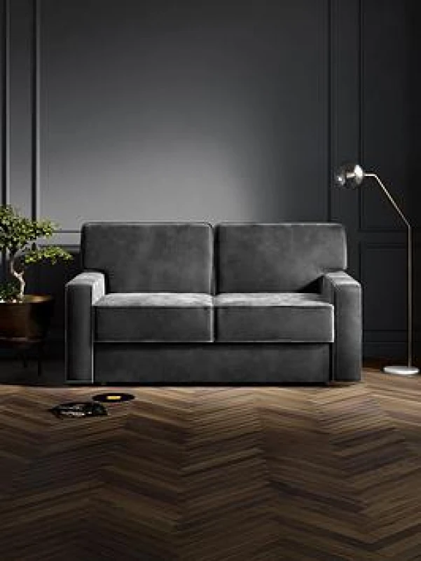 Image of Jay-Be Footstool Bed with Comfort Mattress - Luxe Velvet Saffron, Gold A5041176
