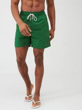 image of Polo Ralph Lauren Traveller Swim Shorts - Green, Size S, Men