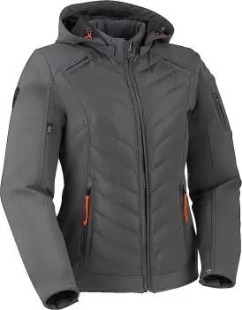 Image of Segura Natcho Ladies Motorcycle Textile Jacket, grey, Size 36 for Women, grey, Size 36 for Women