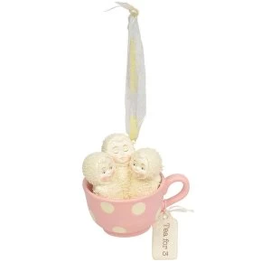 Image of Tea for Three Snowbaby Hanging Ornament