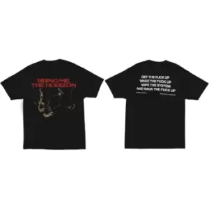 Image of Bring Me The Horizon - Wipe The System Unisex XX-Large T-Shirt - Black