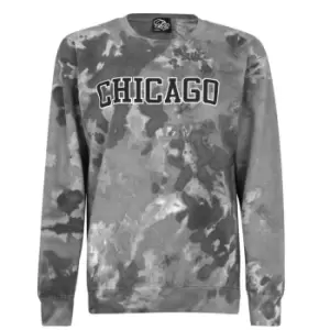 Image of Fabric City Printed Tie Dye Sweatshirt Womens - Grey
