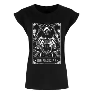 Image of Deadly Tarot Womens/Ladies The Magician T Shirt (XXL) (Black)