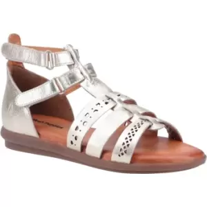 image of Hush Puppies Womens Nicola Leather Ankle Strap Sandala UK Size 6 (EU 39)