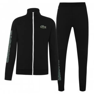 Image of Lacoste Sleeve Tracksuit - Black MGY