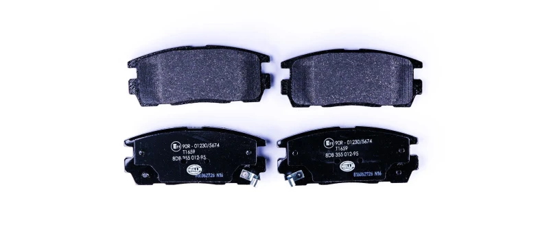 Image of HELLA Brake pad set HELLA 8DB 355 012-951