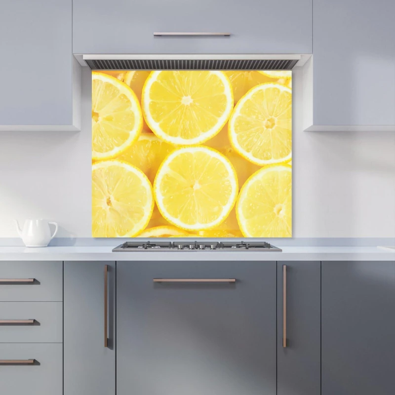 Image of Warren Reed - Designer Golden Zebra Print Kitchen Splashback in Yellow Size: 900mm x 650mm Yellow Unisex 900mm x 650mm