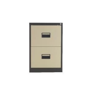 image of Talos 2 Drawer Filing Cabinet Coffee Cream KF78763