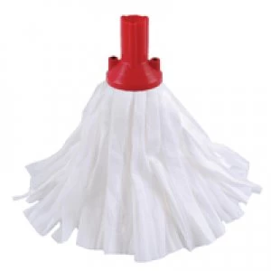 image of Contico Red Exel Big White Mop Head Pack of 10 102199RD