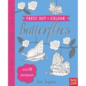 Image of Press Out and Colour: Butterflies