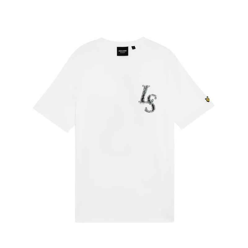 Image of Lyle & Scott Emblem T-Shirt Lyle & Scott Blanc Male L