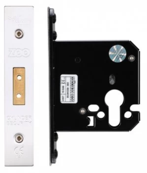 Image of Euro Profile Deadlock 64mm Stainless Steel