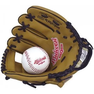 Image of Midwest Junior Baseball Glove & Ball Set