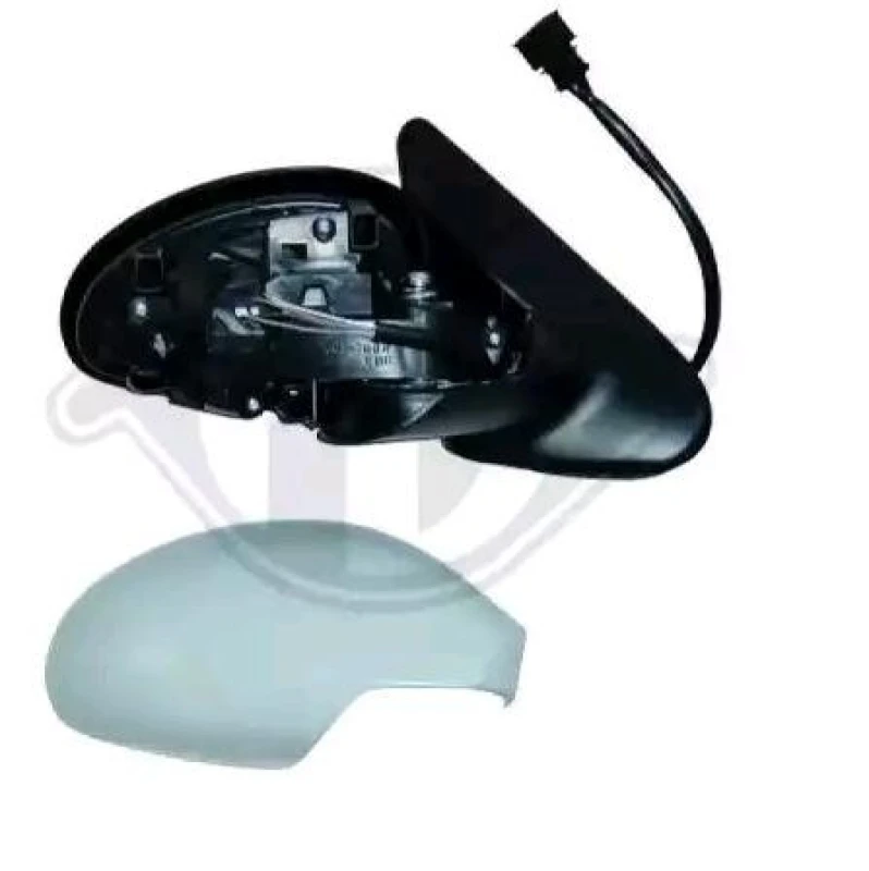 Image of DIEDERICHS 7431127 Wing mirror Left, Complete Mirror, primed Outside Mirror (50)