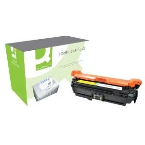 image of Q-Connect HP 504A Yellow Laser Toner Ink Cartridge