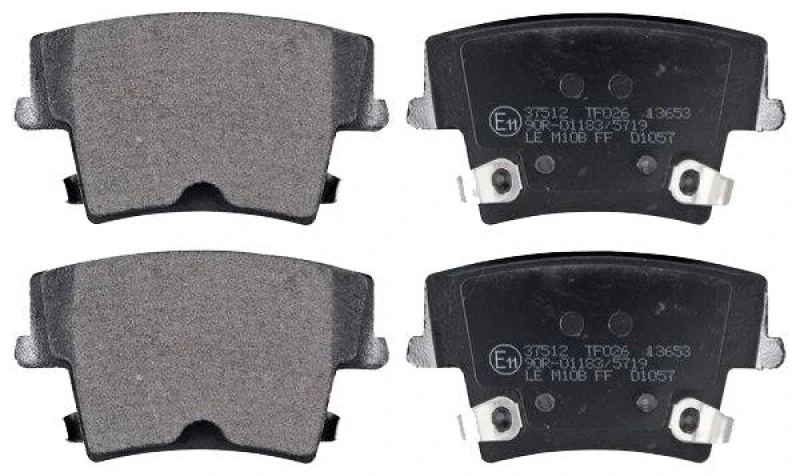 Image of A.B.S. 37512 Brake pad set with acoustic wear warning Brake Pad Set,disc brake (402)