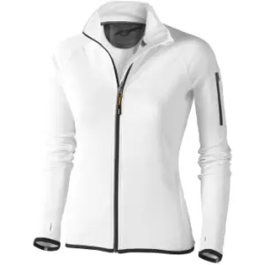 image of Elevate Womens/Ladies Mani Power Fleece (XL) (White)