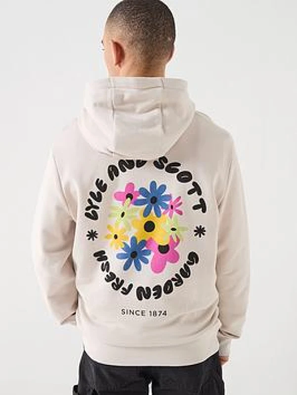 Image of Lyle & Scott Sweatshirt Lyle & Scott Nature Graphic Beige Male S