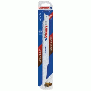 Image of Lenox 6TPI Nail Embedded Wood Cutting Reciprocating Saw Blades 229mm Pack of 5