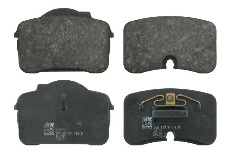 Image of SWAG 30 91 6132 Brake pad set Front Axle, prepared for wear warning indicator Brake Pad Set,disc brake (402)