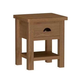 Image of Rosewell Natural Oak Lamp Table