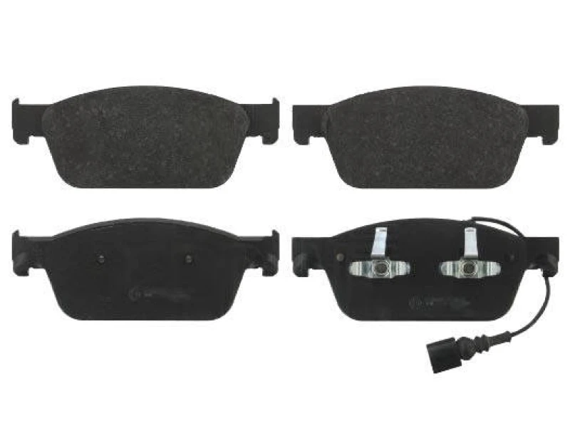 Image of Blue PRINT ADV1842100 Brake pad set Front Axle, incl. wear warning contact, with piston clip Brake Pad Set,disc brake (402)