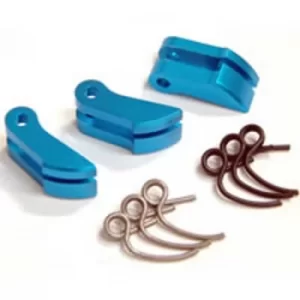 Image of Fastrax Blue Alu. Lightweight Clutch Shoe (Inc 1.0 & 1.1Mm Springs)