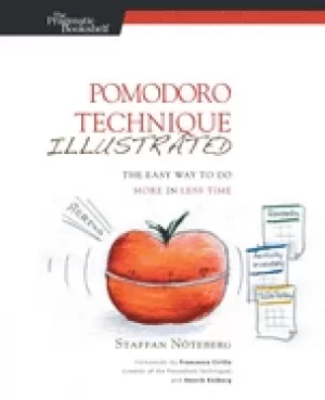 Image of pomodoro technique illustrated the easy way to do more in less time