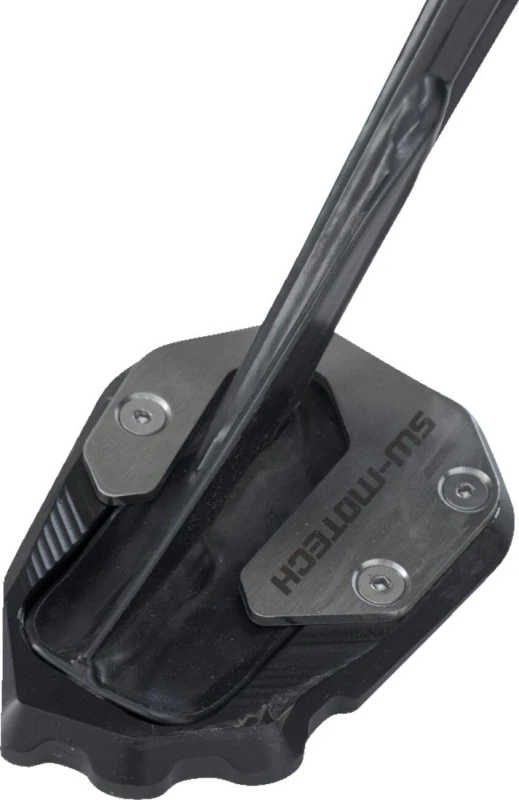 Image of SW-Motech Extension for side stand foot - Black/Silver. Harley-Dav Pan America (21-).