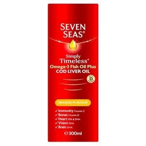 Image of Seven Seas Orange Flavoured Cod Liver Oil 300ml