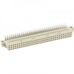 Image of Edge connector receptacle 284258 Total number of pins 96 No. of rows 3