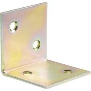 Image of TOOLCRAFT Wide Angle No. 3174 40 mm Steel yellow galvanised