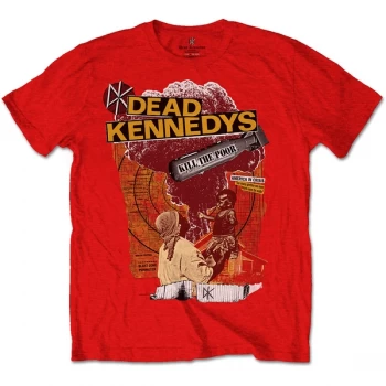 Image of Dead Kennedys - Kill The Poor Unisex Large T-Shirt - Red