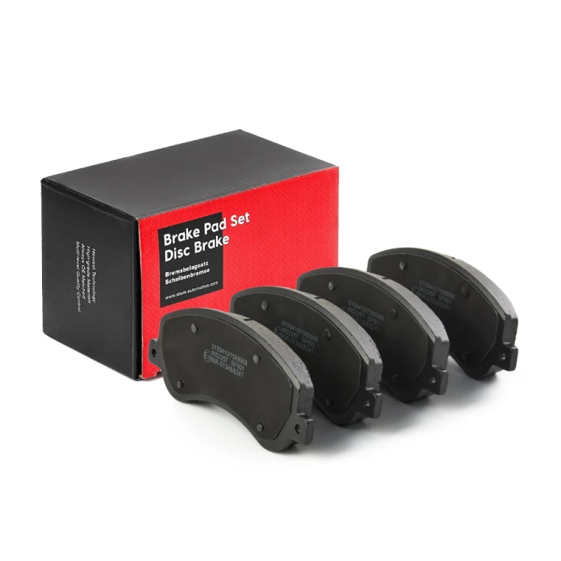 Image of STARK SKBP-0010284 Brake pad set Front Axle, incl. wear warning contact, with brake caliper screws Brake Pad Set,disc brake (402)