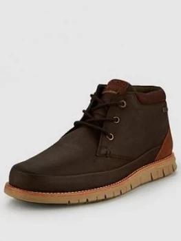 Image of Barbour Nelson Lace Up Boots - Brown, Size 10, Men