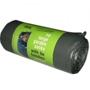 image of Polylina Large Garden Waste Sacks - Pack of 10