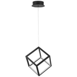 Image of Merano - Augusta Integrated LED Pendant Ceiling Light Sandy Black Aluminium, Silicone LED 45W 3375Lm 3000K