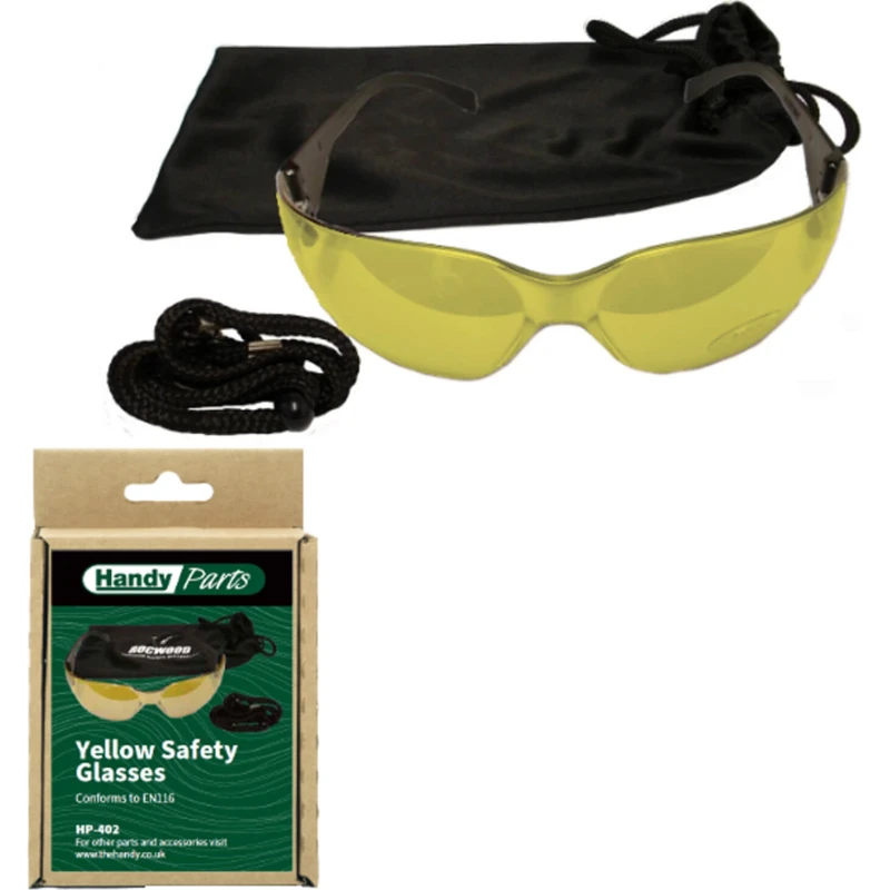 Image of Handy Safety Glasses Yellow HP-402