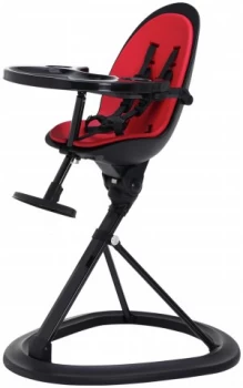 image of Ickle Bubba Orb Red on Black Highchair