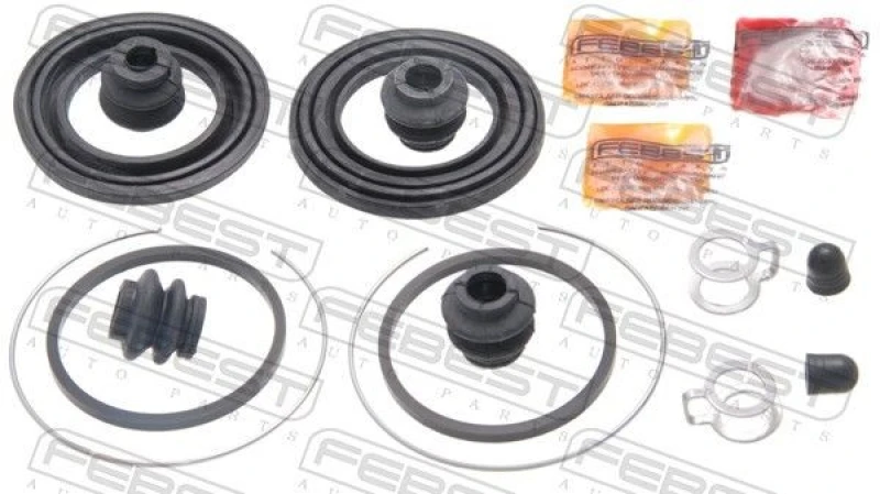 Image of FEBEST 0175-SCP10F Brake Caliper Repair Kit Front Axle Repair Kit,brake caliper (405)