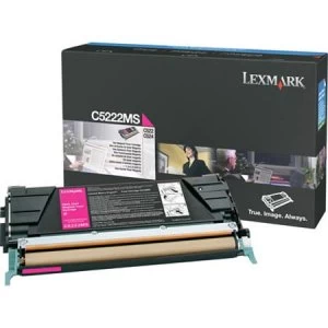 Image of Lexmark C5222MS Magenta Laser Toner Ink Cartridge